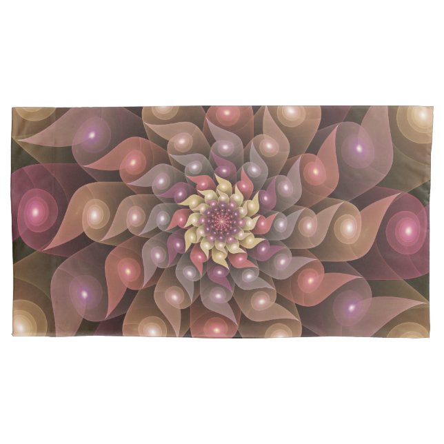 Arte fractal abstrata moderna surreal brilhante Fl (Frente)