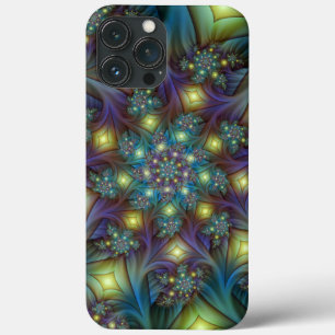 Arte Fractal Roxa Roxa Abstrato brilhante iluminad