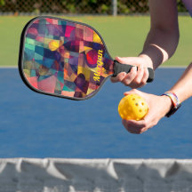 Arte Geométrica de Abstrato Vivid Personalizada