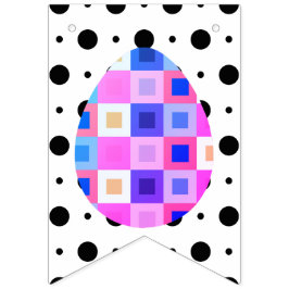 Arte Geométrica Moderna de Pop para Bandeira de Pá