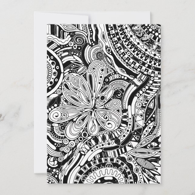 Arte Geométrica Preta E Branca 15 (Frente)