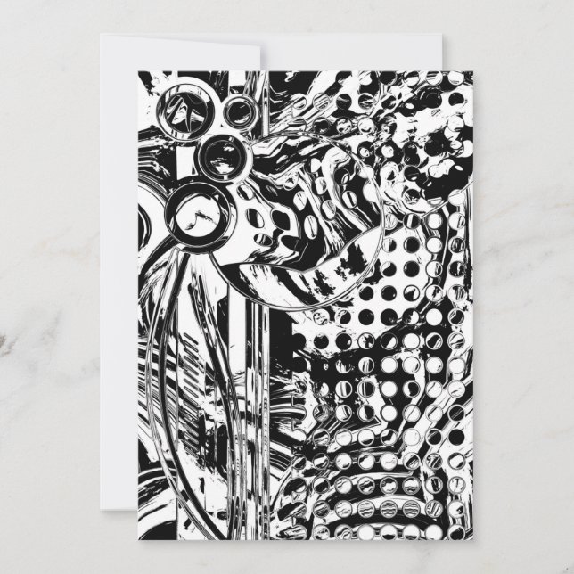 Arte Geométrica Preta E Branca 20 (Frente)
