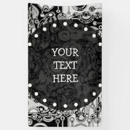 Arte Geométrica Preta E Branca 3