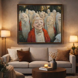 Arte Gótica Surrealista Sombria - Poster de Estátu