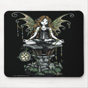 Arte gótico "ambarina" Mousepad do país das fada