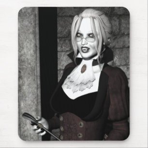 Arte gótico Mousepad do vampiro da senhora