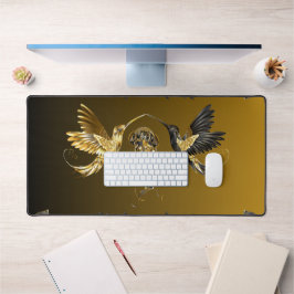 Arte gráfica negra e Dourada, união etérea