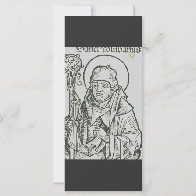 Arte Gráfica Sagrada de São Columbano de Iona Celt (Frente)