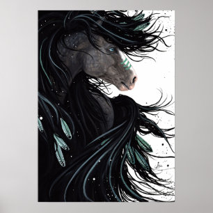 Arte ideal do poster do cavalo por Bihrle