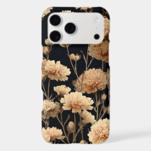 Arte Linear de Flores Silvestres com Estética Mini