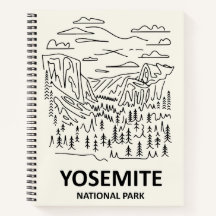 Arte Linear do Parque Nacional de Yosemite