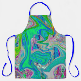 Arte líquida retrógrada com Abstrato colorida