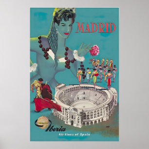Arte Madrid Espanha Impressão Pintura Espanhola Ib