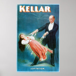 Arte mágica do poster do vintage