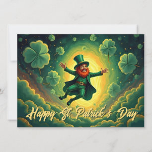 Arte Mágico do Dia de São Patrício do Leprechaun