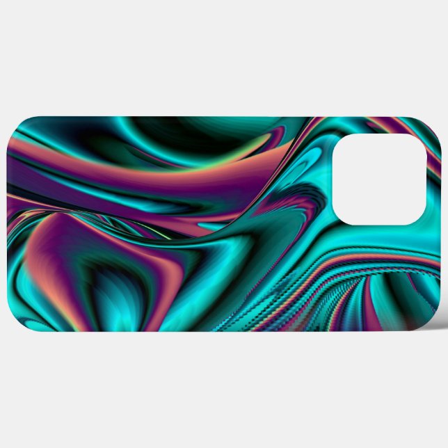 Arte Metálica Metálica Futurística Abstrato 3D (Verso (horizontal))