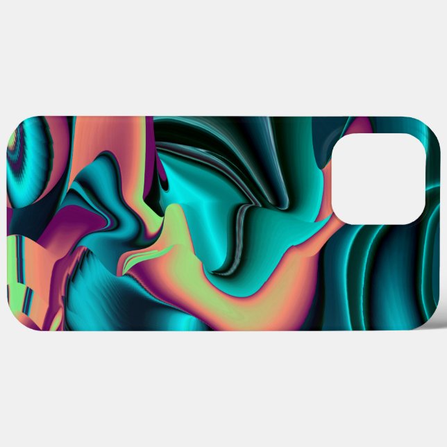 Arte Metálica Metálica Futurística Abstrato 3D (Verso (horizontal))
