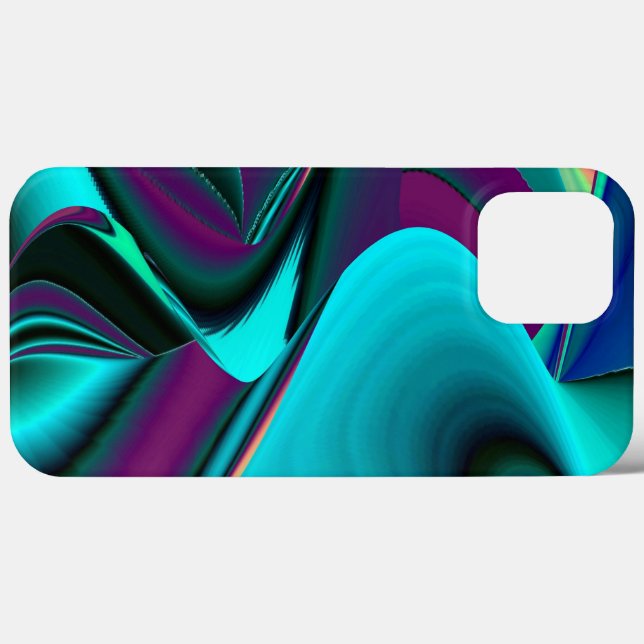 Arte Metálica Metálica Futurística Abstrato 3D (Verso (horizontal))