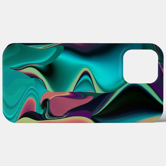Arte Metálica Metálica Futurística Abstrato 3D (Verso (horizontal))