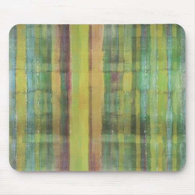 Arte moderna abstrata colorida verde Mousepad (Frente)