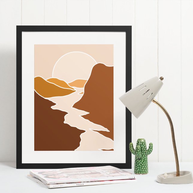 Arte moderna boho Impressão de arte de parede, Car (boho modern wall art Print)