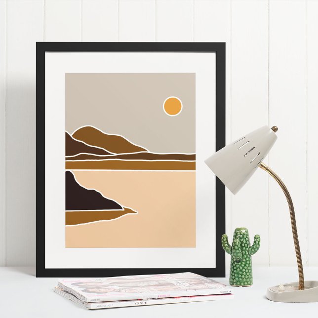 arte moderna boho impressão de parede (boho modern wall art Print)