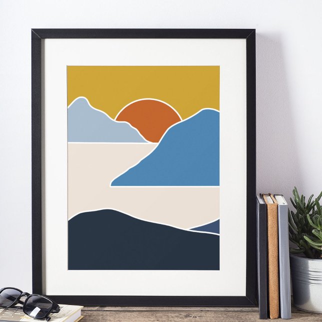 arte moderna boho impressão de parede (boho modern wall art Print)