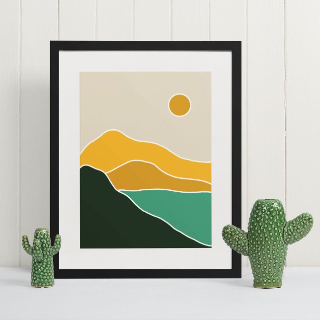 arte moderna boho impressão em parede (boho modern wall art Print)