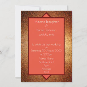 Arte Moderna Deco Gatsby Convite Para Casamento Co
