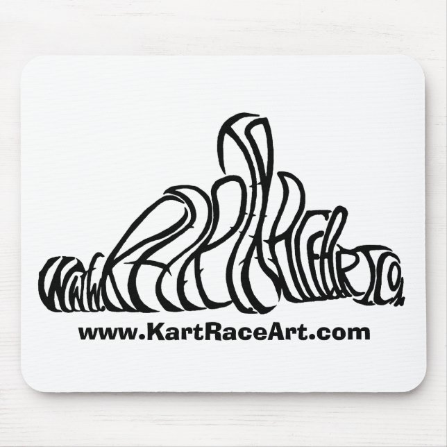 Arte MousePad da raça de Kart (Frente)