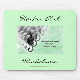 Arte Mousepad dos haicais de Windchime