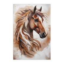 Arte na parede de cavalos