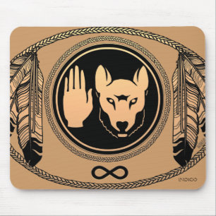 Arte nativa Mousepad dos primeiros presentes do