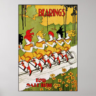 Arte Nouveau: Poster da propaganda do vintage -