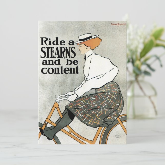 Arte Nova Antiga, Pedale em Bicicletas Sterns (Em pé/Frente)