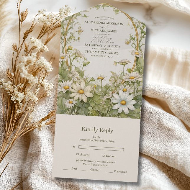 Arte Nova Vintage para Casamento Daisy (Criador carregado)