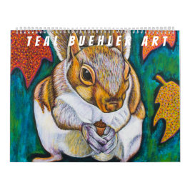 Arte original - calendário dos animais e das