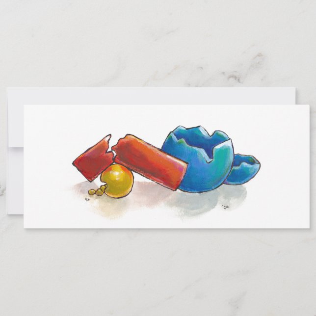 Arte original exclusiva e despedaçada (Frente)