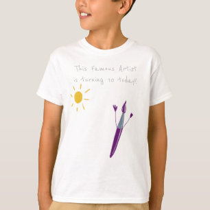 Arte Original Na Tua Camisa De Nascimento De Camis