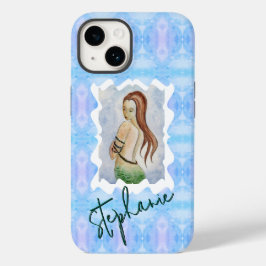 Arte Original Personalizada de Sereia em Aquarela