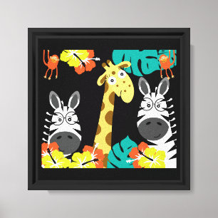 Arte para Berçário Safari Infantil Decoração de Qu