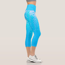 Arte para Oceans Aqua Capri Leggings