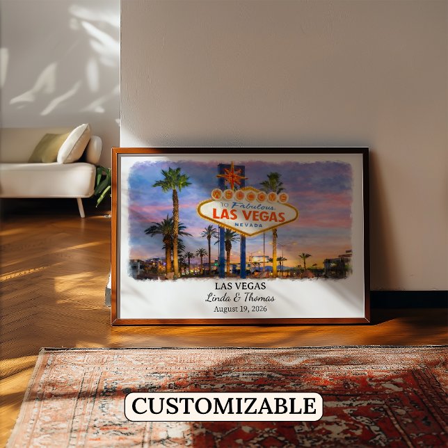 Arte Personalizada de Parede de Las Vegas, Poster  (Criador carregado)