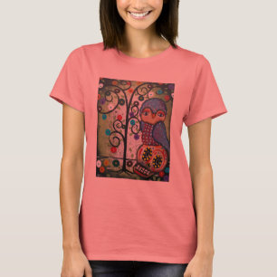 Arte popular pelo t-shirt da mulher de Lori