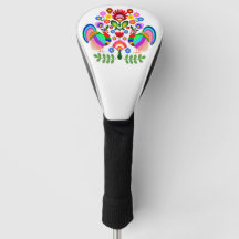 Arte popular polonesa - padrão de bordado floral e