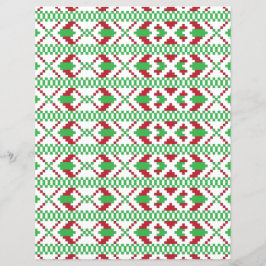 Arte popular tribal e verde-letã vermelha