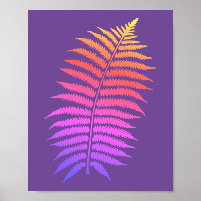 arte poster de design da natureza colorida (Frente)