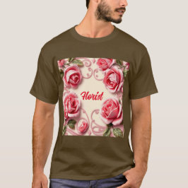 Arte Rosa Nouveau Florist T-Shirt