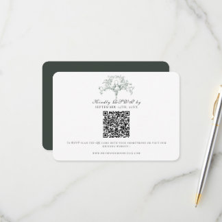 Arte Simples de RSVP para Noivas com Toile de Fran
