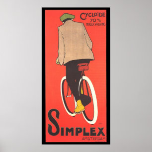 Arte simples do vintage do poster da propaganda da